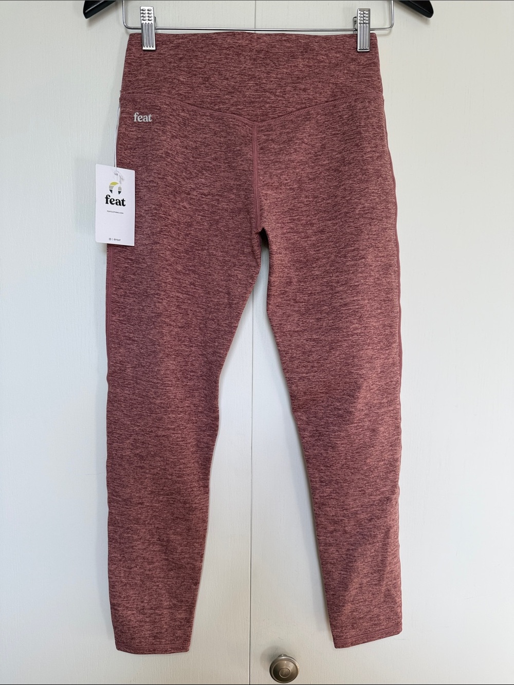 feat Mauve Heather High-Waist Leggings